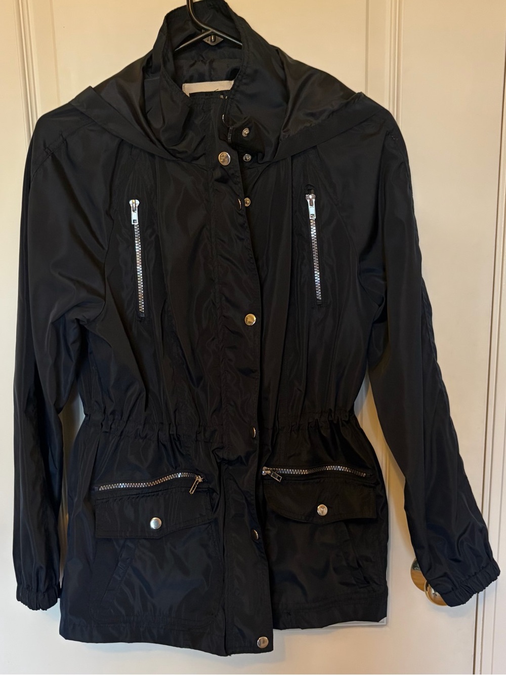 Women's Navy Lightweight Anorak Jacket